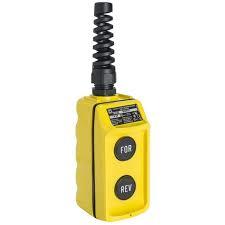 9001bw93yPENDANT STATION 2POS FWD/REVYELLOW BODY W/STRAIN RELIEFOIL AND WATER TIGHT 4X