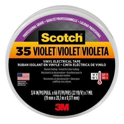 35-violet-3/4ELECTRICAL TAPE VINYL VIOLET3/4" WIDE BY 66'LONG