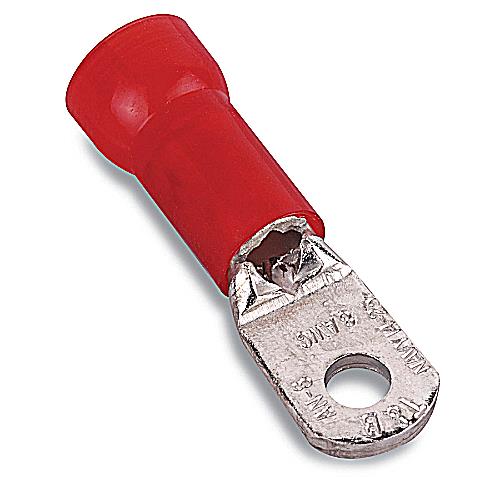 rd717Thomas & Betts RD717 NylonInsulated Ring Terminal 1/4"Stud 8AWG Red 200 Pack RoHS