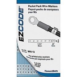 wm-eWM-E Standard Wire MarkerBooks Vinyl Cloth 460 MarkersEach of E 3 x 5 1/2" Book RoHS